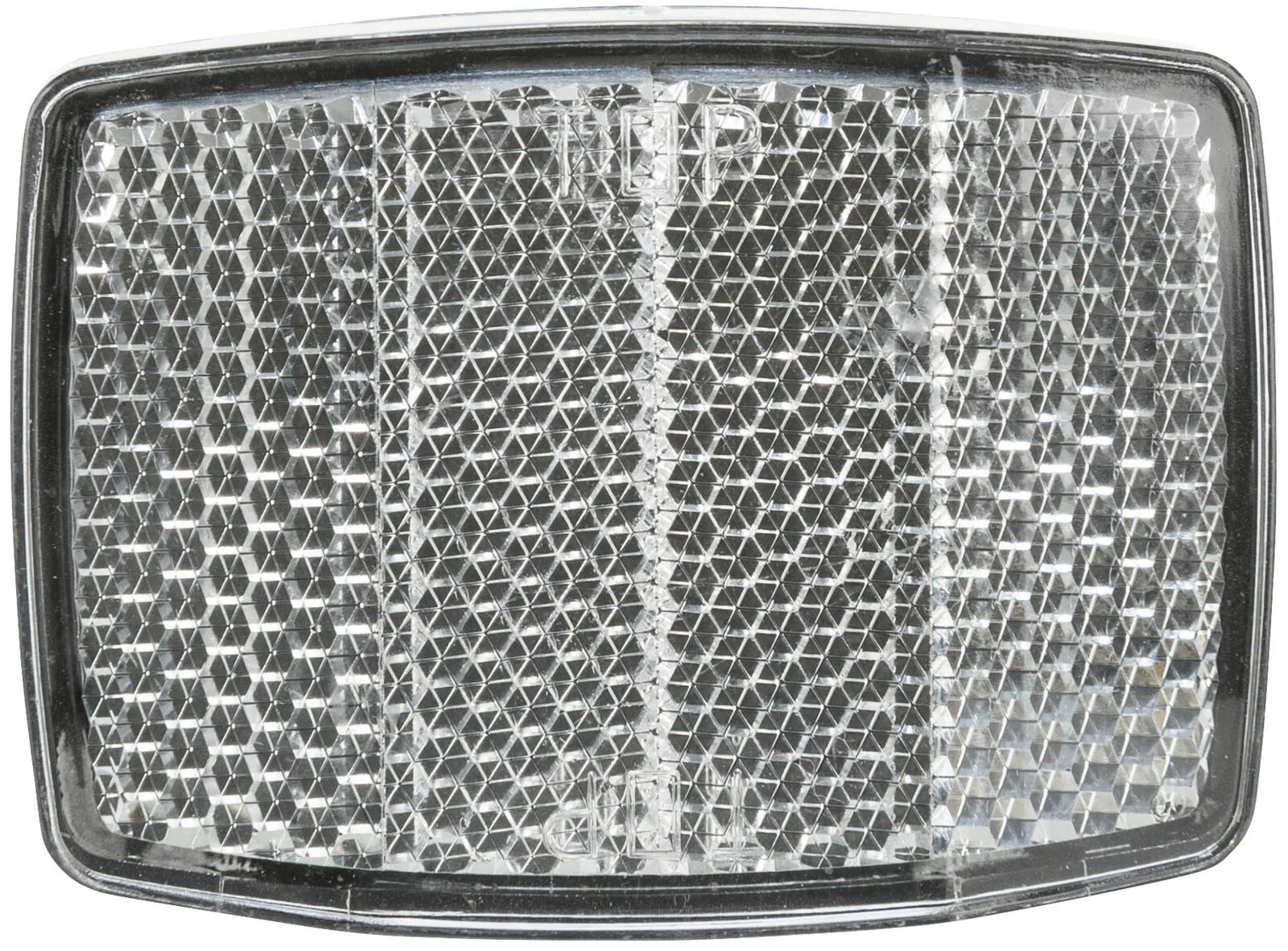 Reflektor, vorne, weiß, für Fahrradanhänger