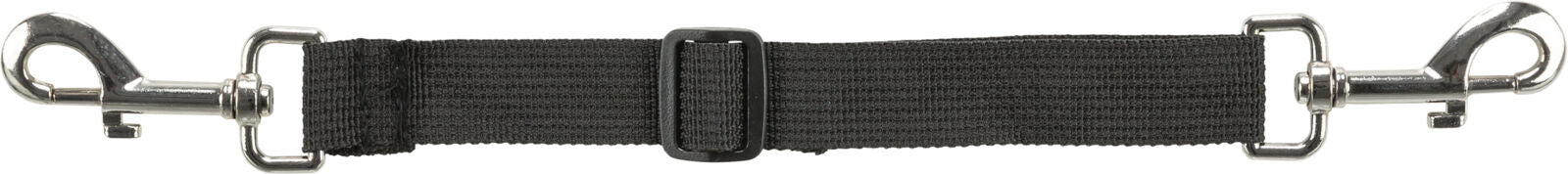Kurzleine, Nylon, schwarz, für Fahrradanhänger