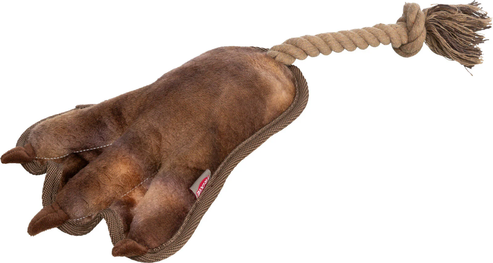 Hundeplüschtier Tatze am Tau